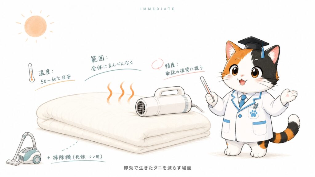 布団乾燥機が向いている場面