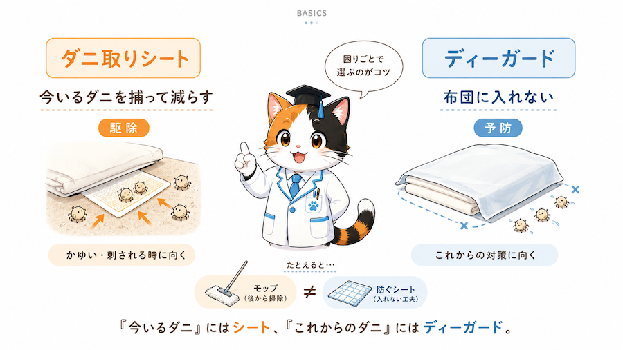 そもそも何が根本的に違うのか：駆除型と予防型