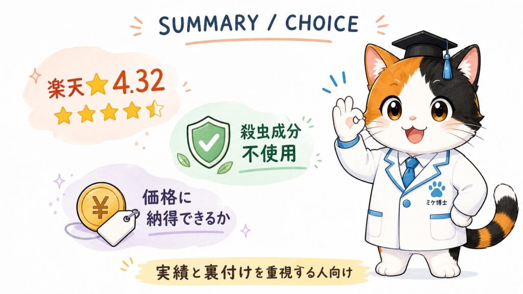 口コミ評価は高め。価格に納得できるかがポイント