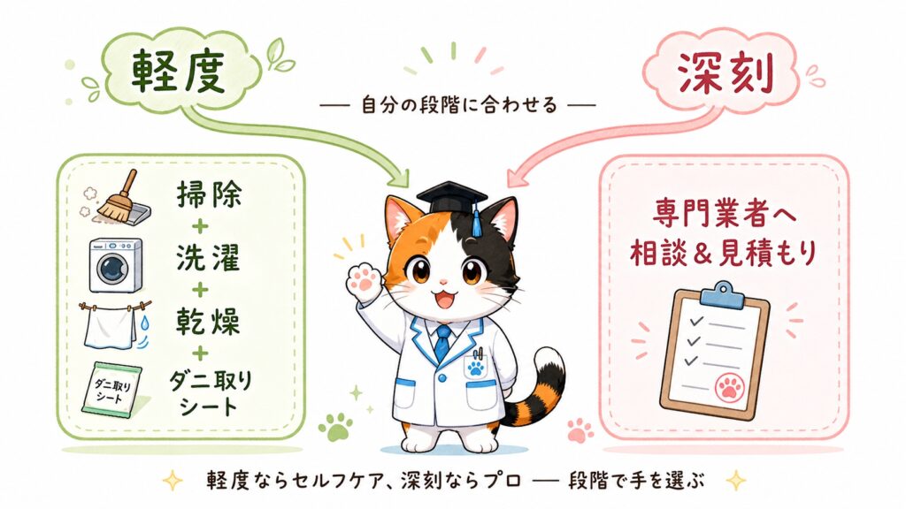 まとめ：自分の段階に合った手を選ぶ